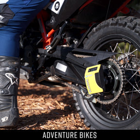 The Slacker digital suspension tuner works on adventure bikes.